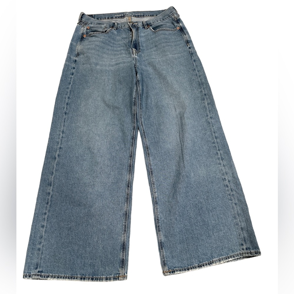 American Eagle Skater Jeans Wide Leg 90s Size 12